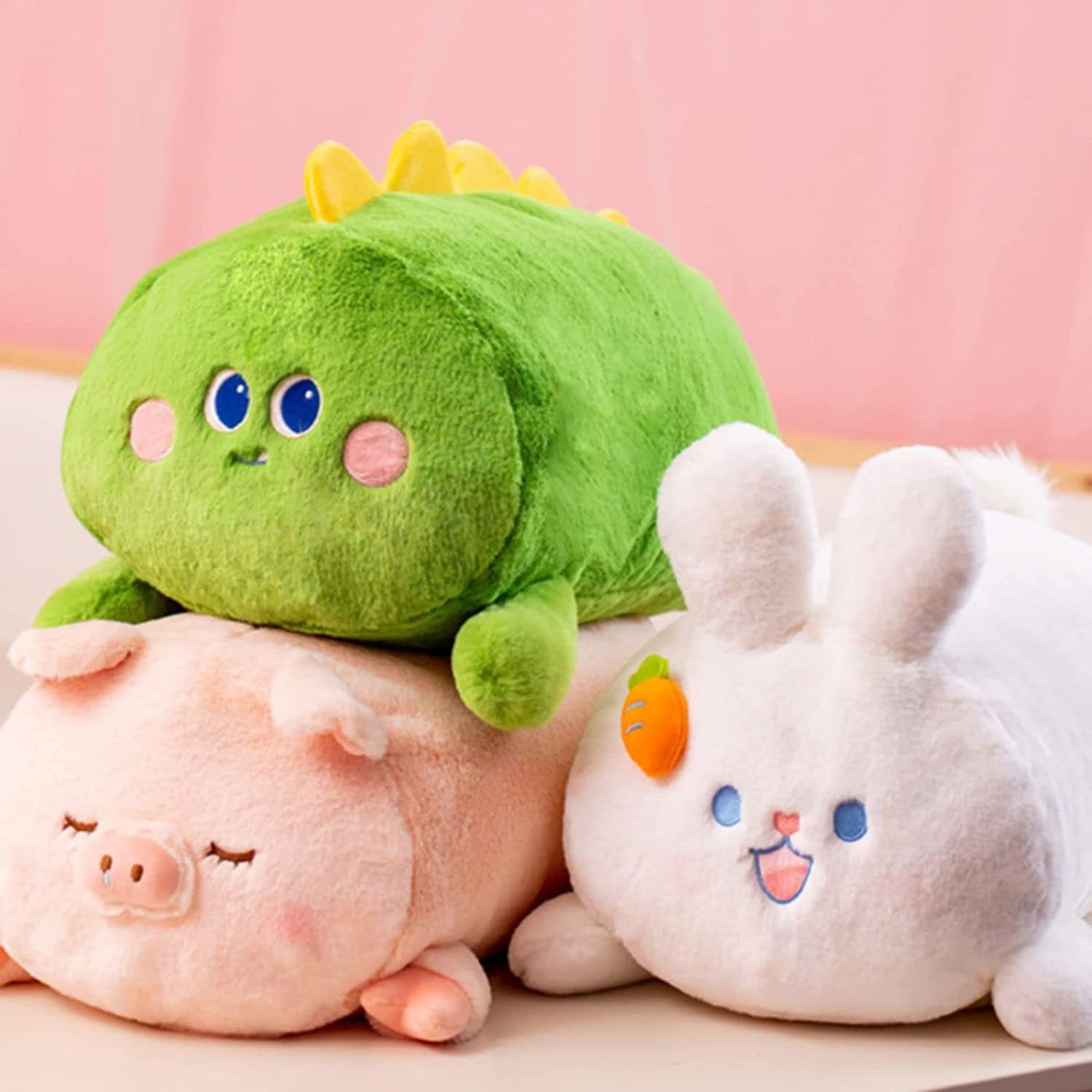 スリーピングアニマル アニマルおやすみクッション ピンク